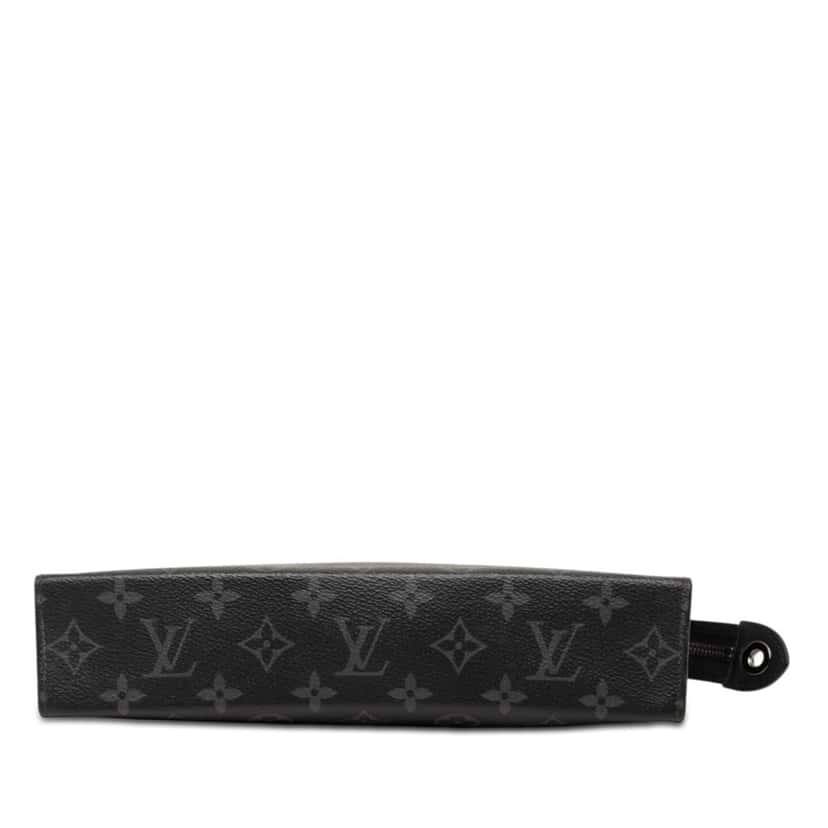 Louis Vuitton Monogram Eclipse Pochette Voyage MM Black Very good condition - Inside View