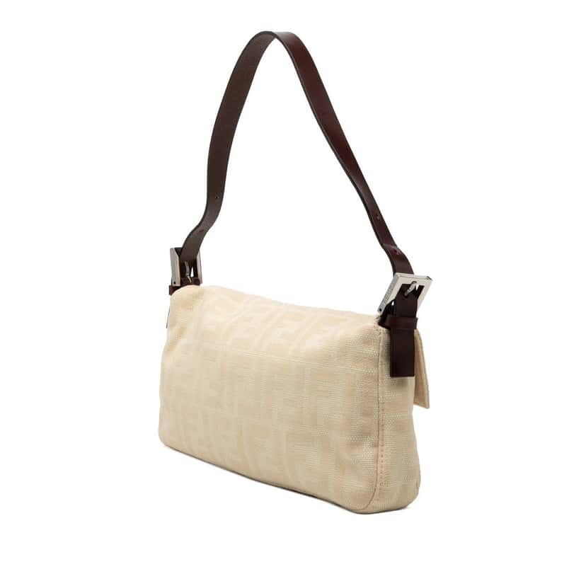 Fendi Zucca Canvas Baguette Brown Very good condition - Back View