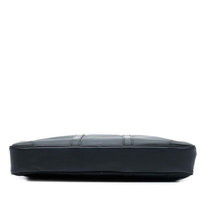 Louis Vuitton Epi Porte Documents Voyage Blue Leather Very good condition - Inside View