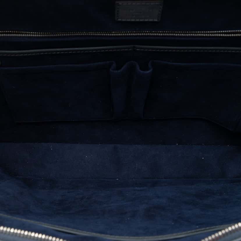 Louis Vuitton Epi Porte Documents Voyage Blue Leather Very good condition - Model View