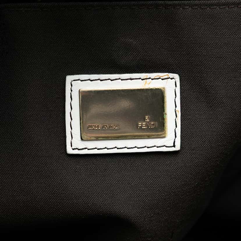 Fendi Zucchino Canvas Tote Black Very good condition - Box View