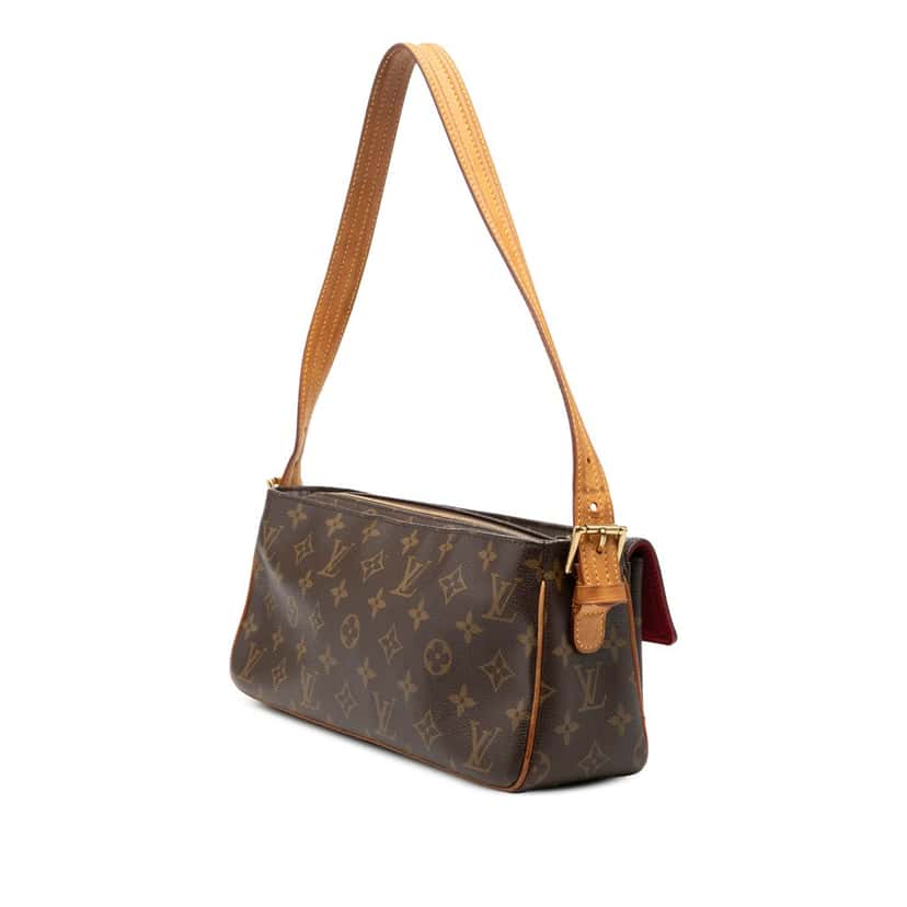 Louis Vuitton Monogram Viva Cite MM Brown Very good condition - Back View