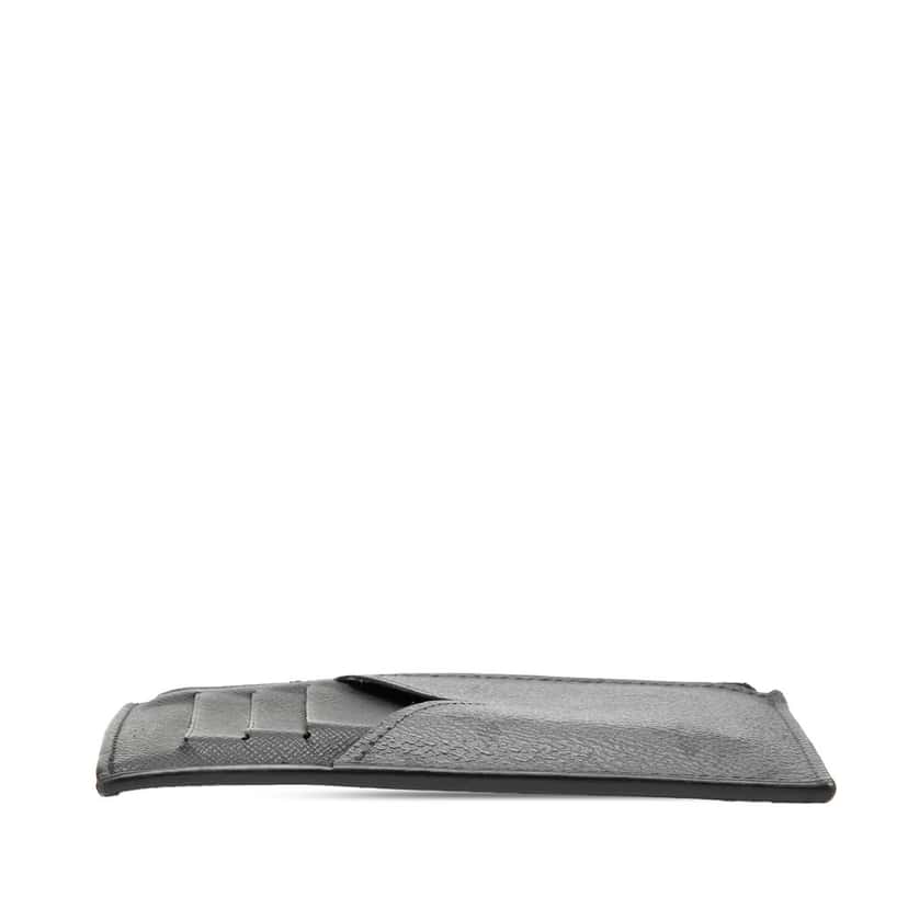 Louis Vuitton Monogram Eclipse Reverse Taigarama Coin Card Holder Black Very good condition - Inside View