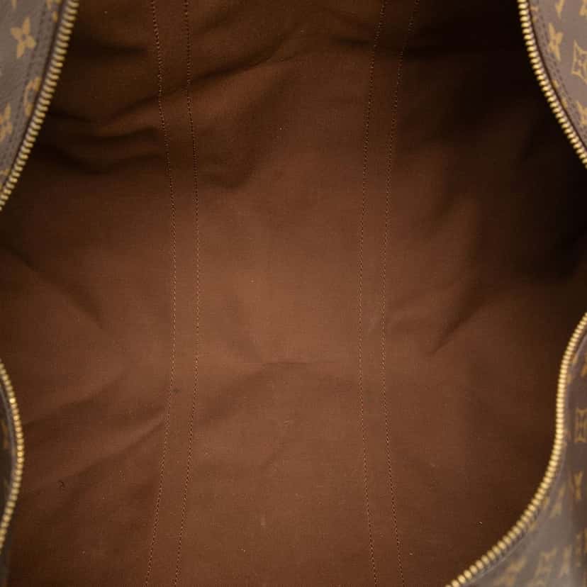 Louis Vuitton Monogram Keepall Bandouliere 60 Brown Good condition - Model View