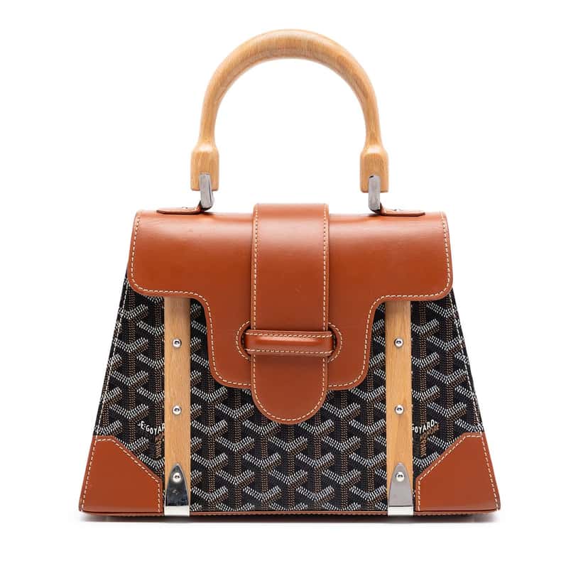 Goyard Goyardine Saigon Structured PM Black Very good condition - Front View