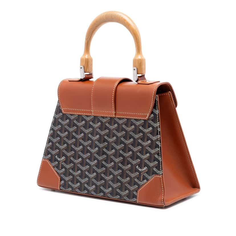 Goyard Goyardine Saigon Structured PM Black Very good condition - Back View
