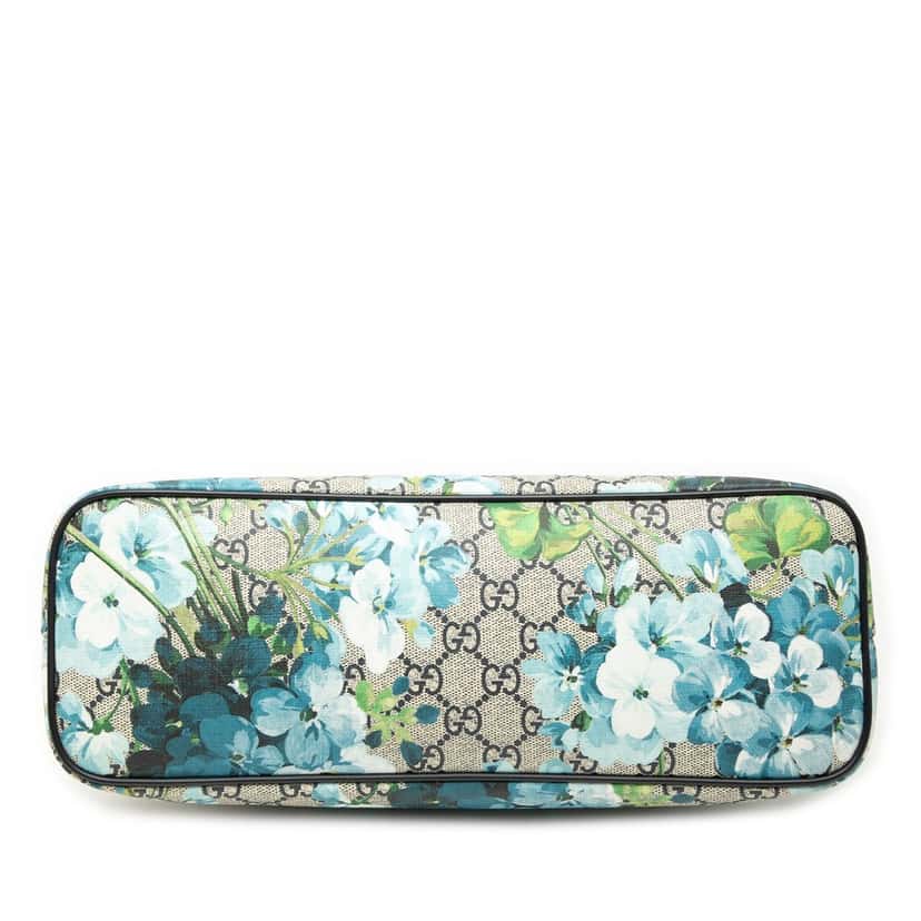 Gucci GG Supreme Blooms Satchel Beige Very good condition - Inside View