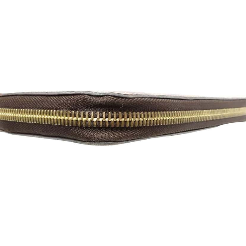 Louis Vuitton Damier Ebene Zippy Long Wallet Brown Very good condition - Inside View