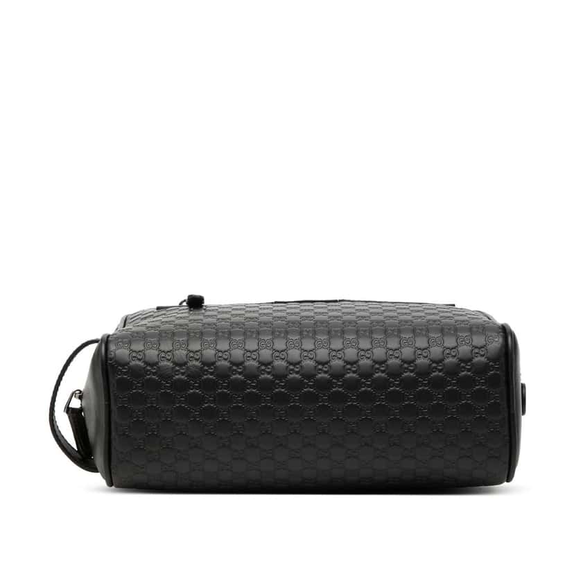 Gucci Microguccissima Clutch Black Leather Very good condition - Inside View