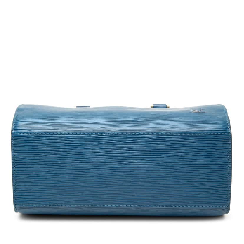 Louis Vuitton Epi Pont Neuf PM Blue Leather Very good condition - Inside View
