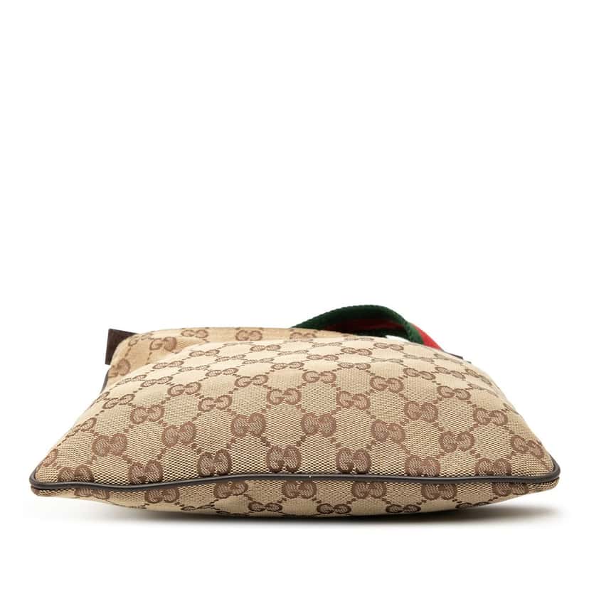 Gucci GG Canvas Web Crossbody Beige Very good condition - Inside View