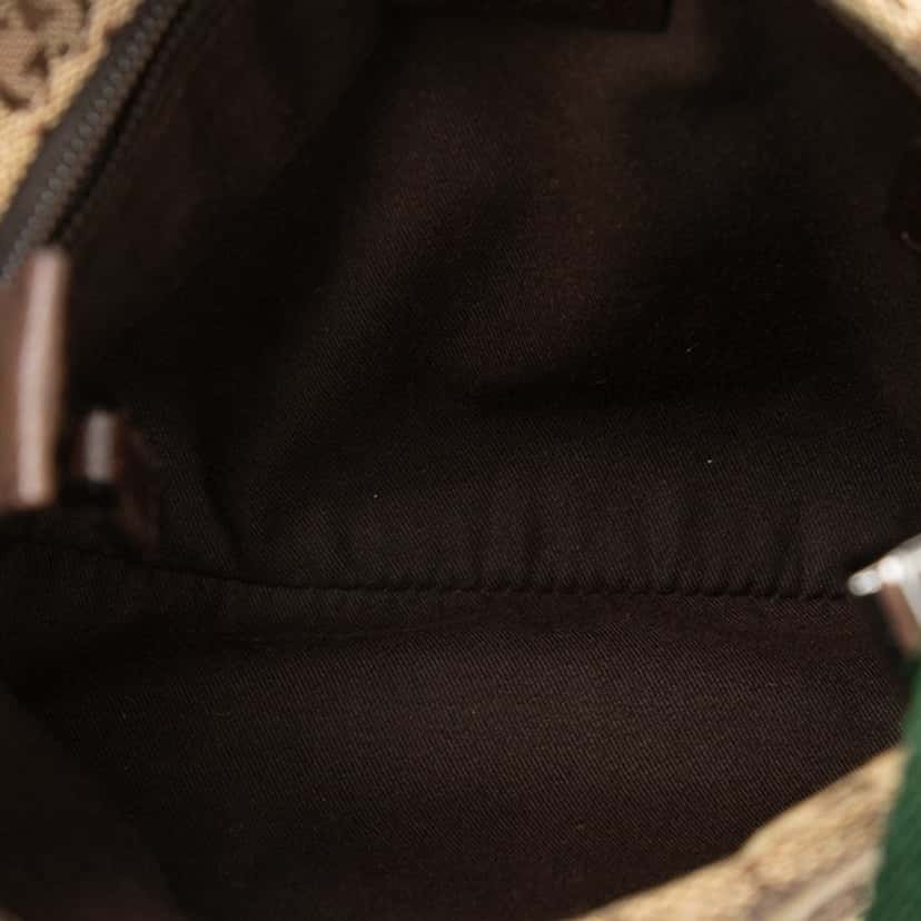 Gucci GG Canvas Web Crossbody Beige Very good condition - Model View