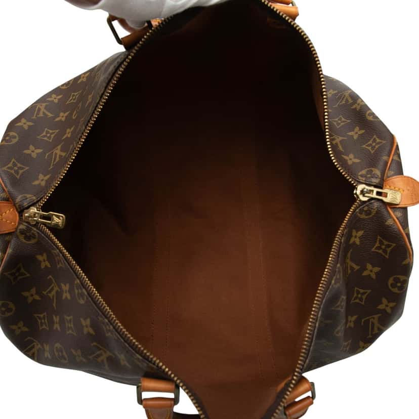 Louis Vuitton Monogram Keepall 50 Brown Good condition - Model View