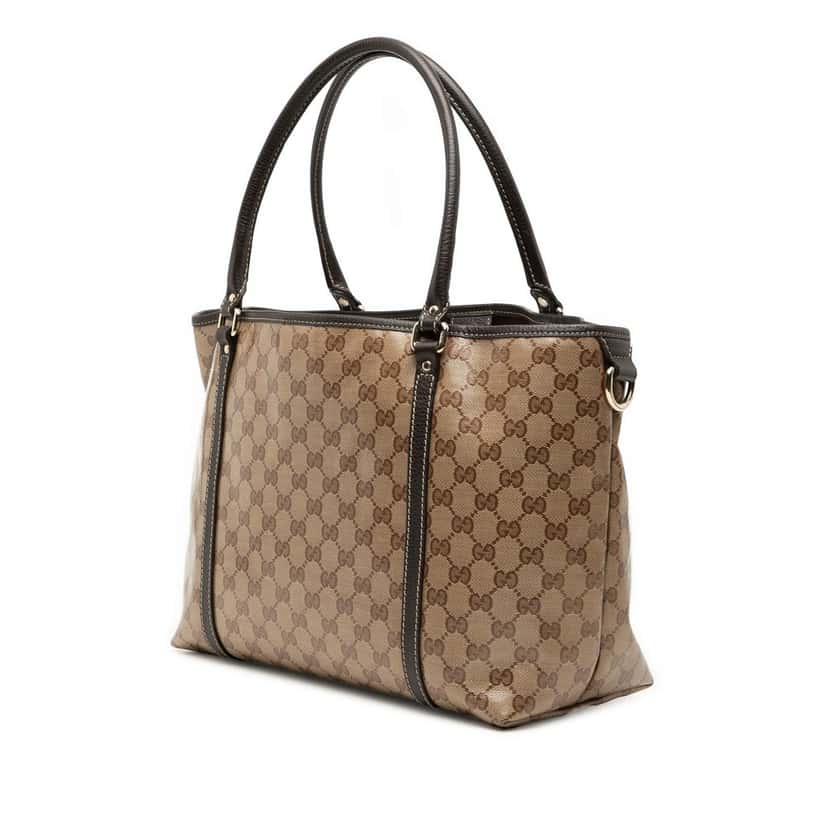Gucci GG Crystal Joy Tote Beige Very good condition - Back View