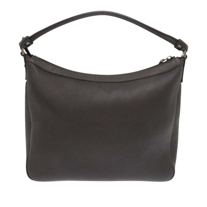 Gucci Calfskin Abbey D Ring Handbag Brown Leather Very good condition - Back View