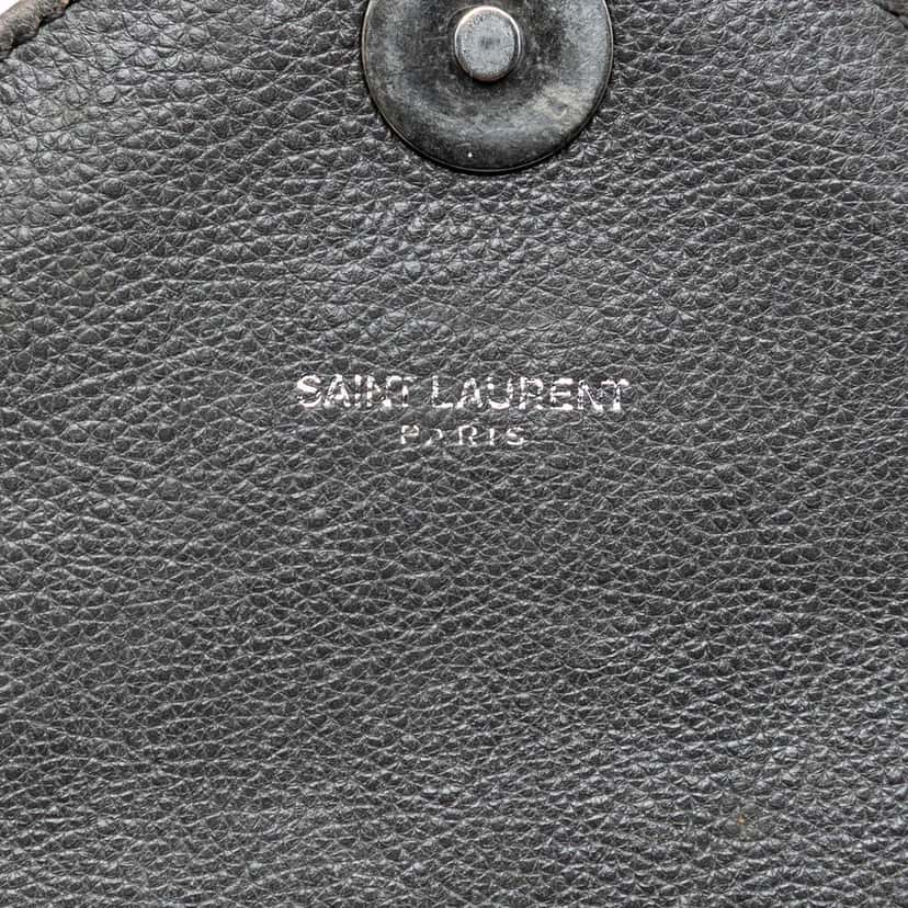 Saint Laurent Large Chevron Sheepskin Monogram College Satchel Other Leather Very good condition - Box View