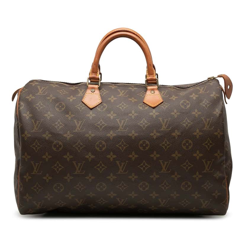 Louis Vuitton Monogram Speedy 40 Brown Very good condition - Front View