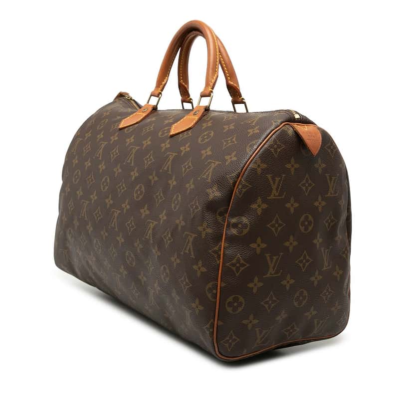 Louis Vuitton Monogram Speedy 40 Brown Very good condition - Back View