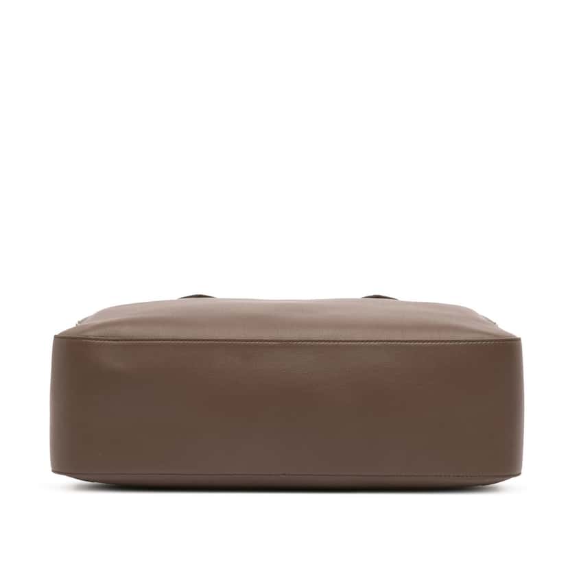 Ferragamo Leather Stella Triple Zip Satchel Brown Leather Very good condition - Inside View