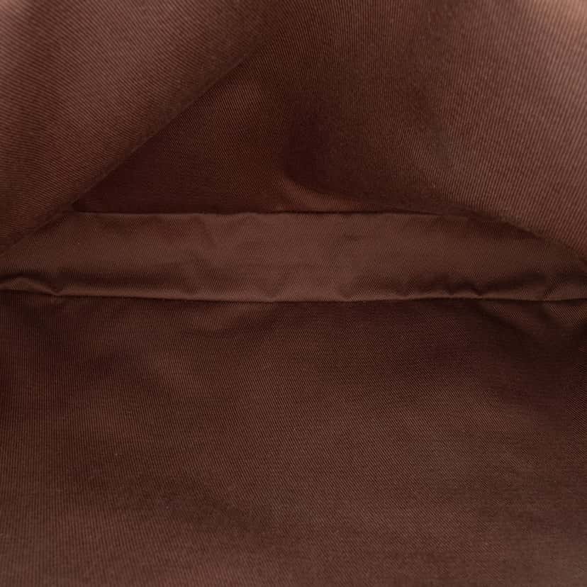 Ferragamo Leather Stella Triple Zip Satchel Brown Leather Very good condition - Model View