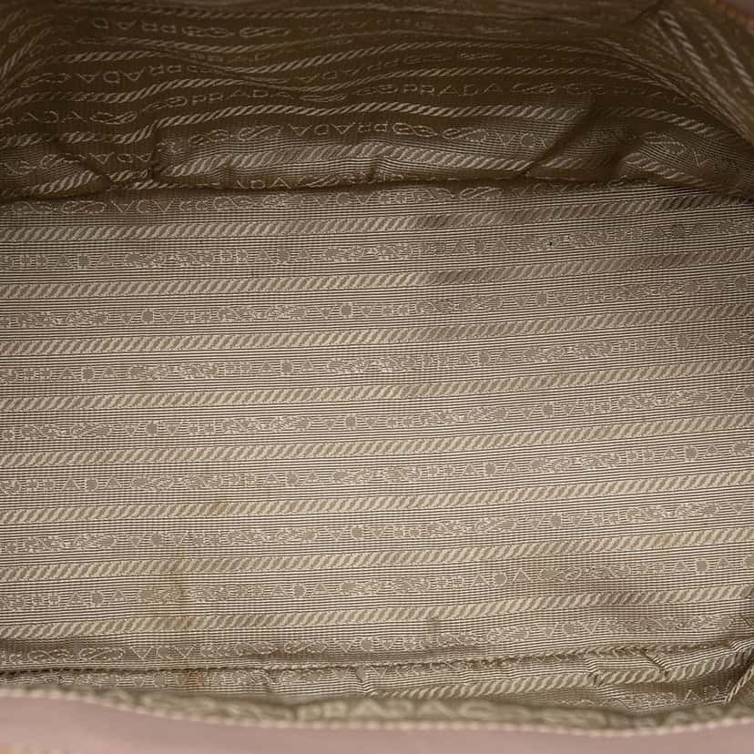 Prada Large Saffiano Lux Galleria Double Zip Satchel Brown Leather Very good condition - Model View