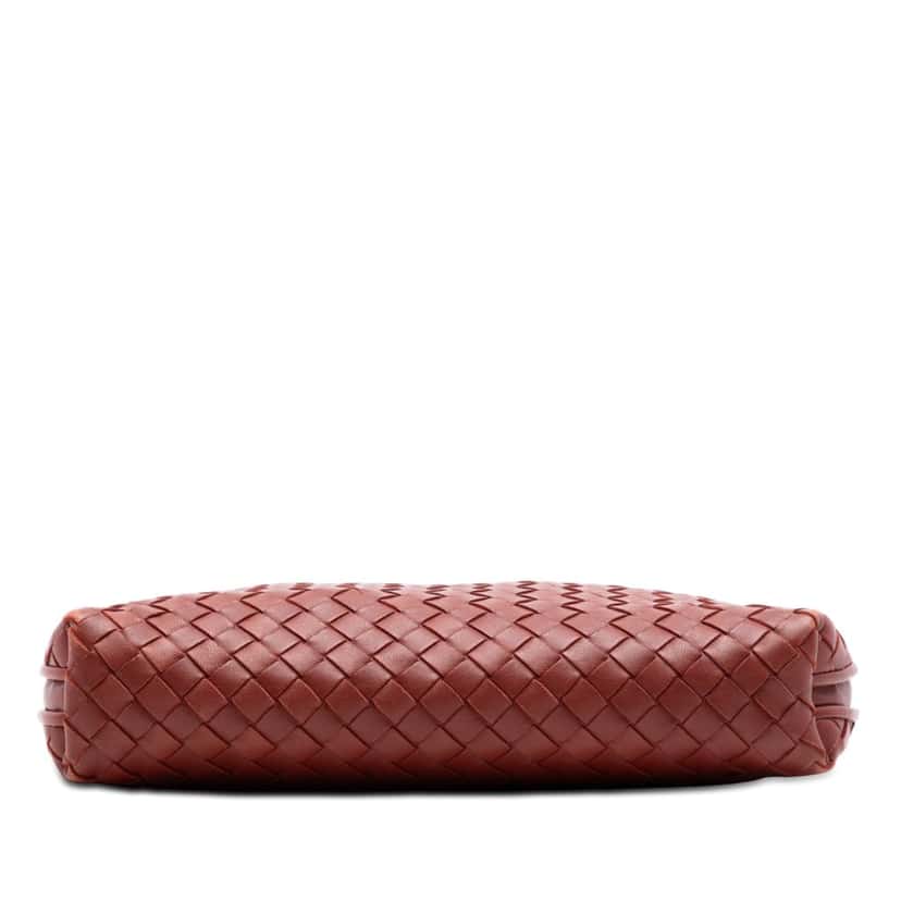 Bottega Veneta Nappa Intrecciato Nodini Crossbody Red Leather Very good condition - Inside View