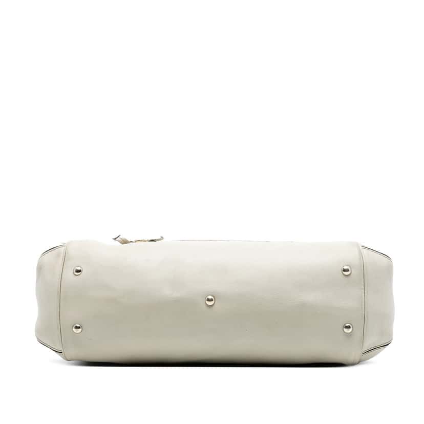 Gucci Guccissima Mayfair Satchel White Leather Good condition - Inside View
