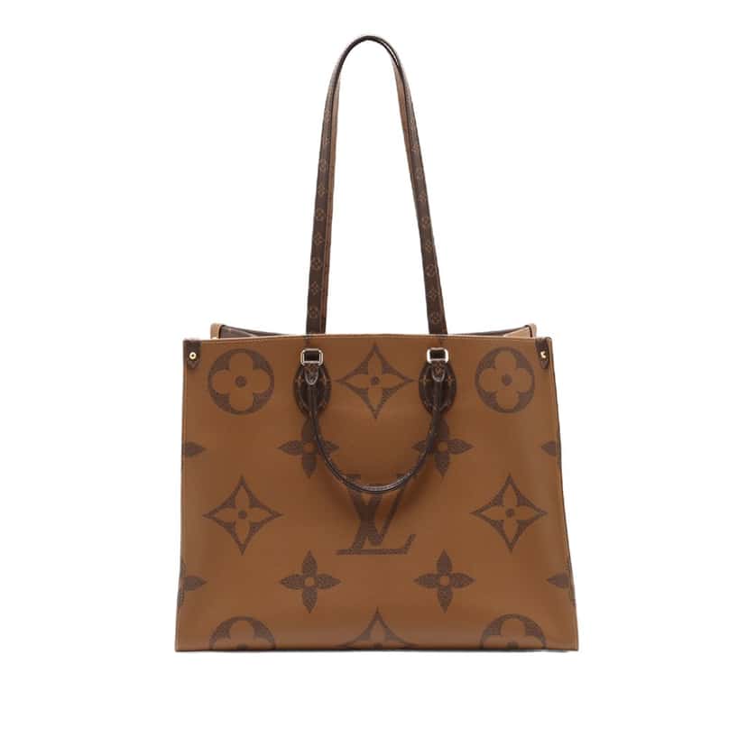 Louis Vuitton Monogram Reverse Giant OnTheGo GM Brown Very good condition - Back View