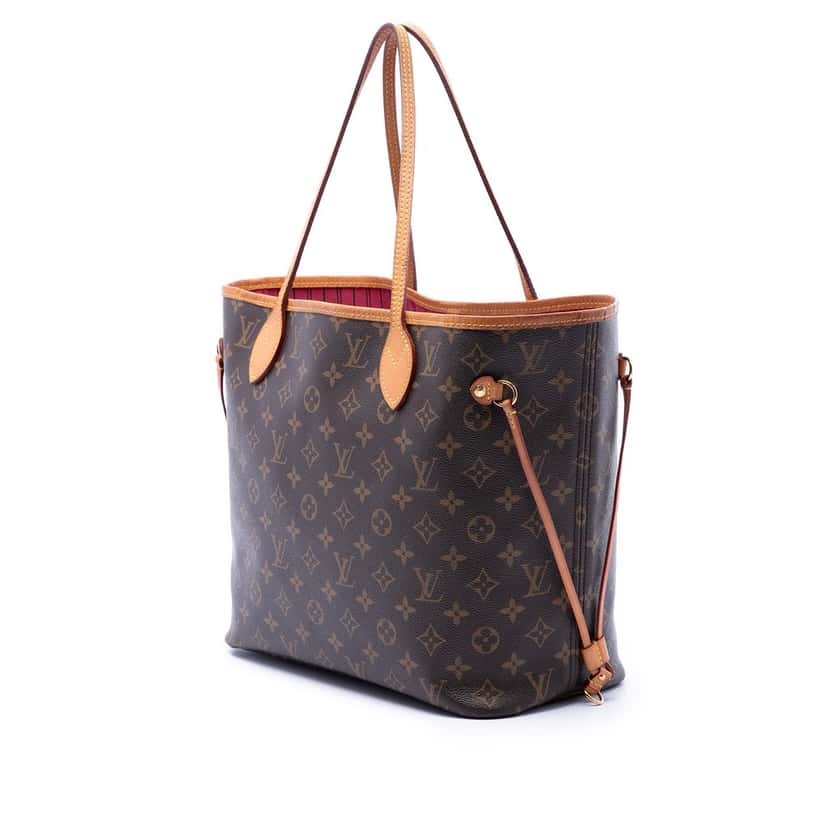 Louis Vuitton Monogram Neverfull MM Brown Very good condition - Back View