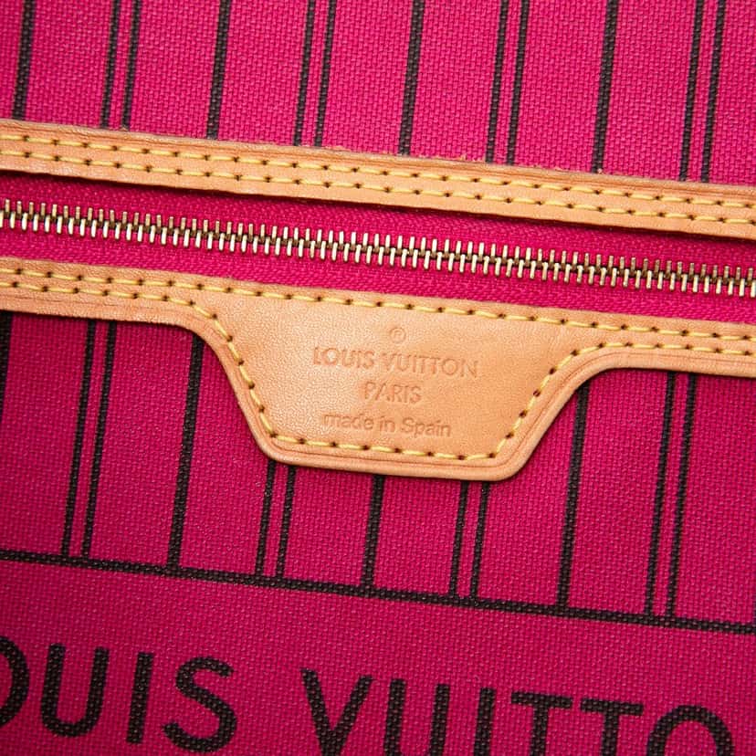 Louis Vuitton Monogram Neverfull MM Brown Very good condition - Box View