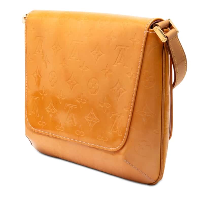 Louis Vuitton Monogram Vernis Thompson Street Beige Leather Very good condition - Back View