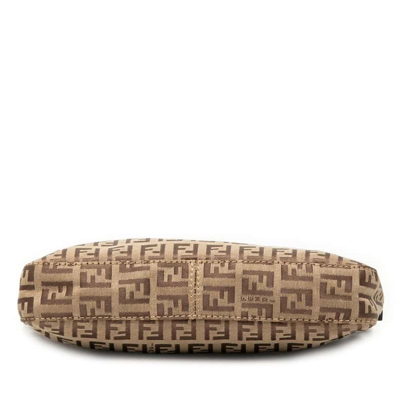 Fendi Zucchino Canvas Pochette Brown Very good condition - Inside View