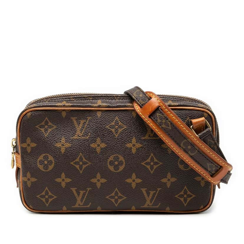 Louis Vuitton Monogram Pochette Marly Bandouliere Brown Very good condition - Front View