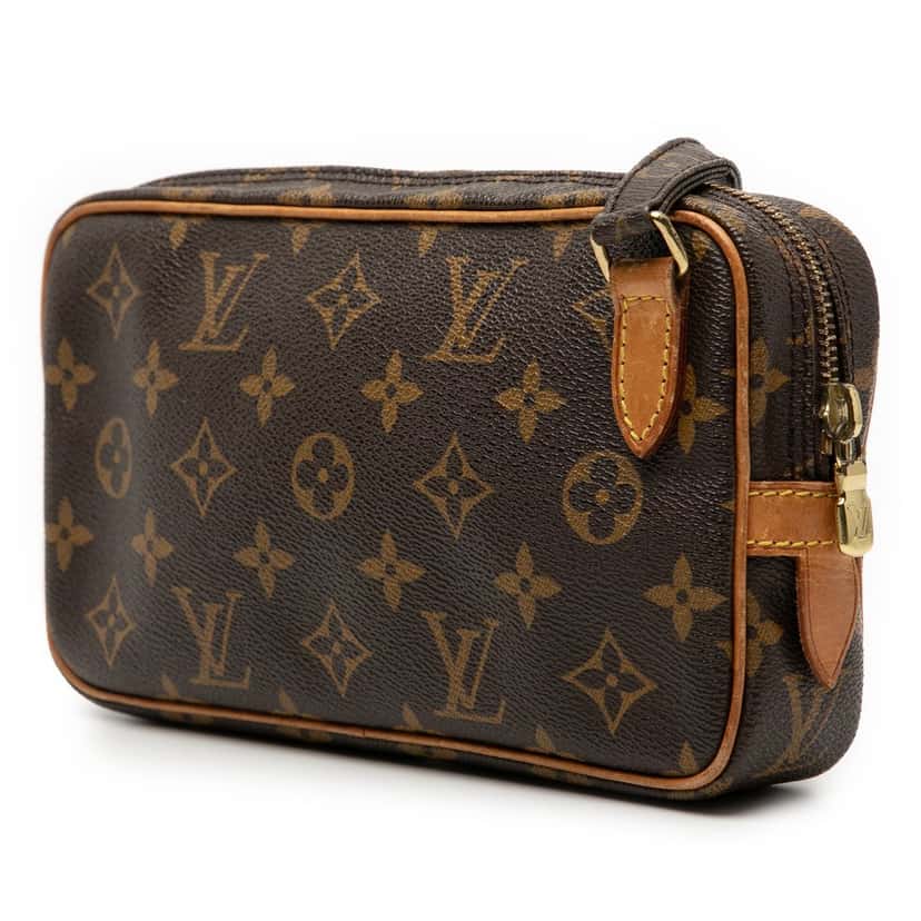 Louis Vuitton Monogram Pochette Marly Bandouliere Brown Very good condition - Back View