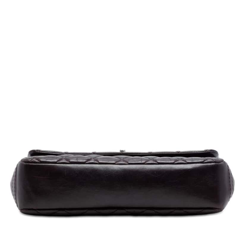 Chanel Small Aged Calfskin Lady Pearly Flap Purple Leather Very good condition - Inside View