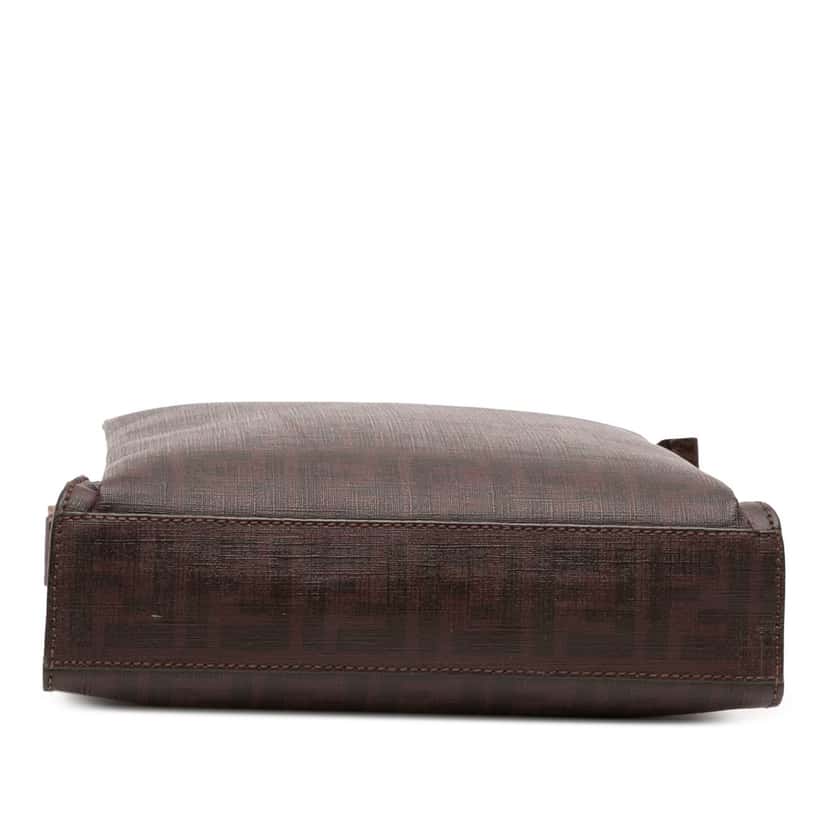 Fendi Zucca Coated Canvas Crossbody Brown Good condition - Inside View