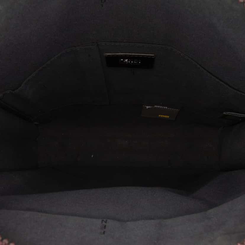 Fendi Zucca Coated Canvas Crossbody Brown Good condition - Model View