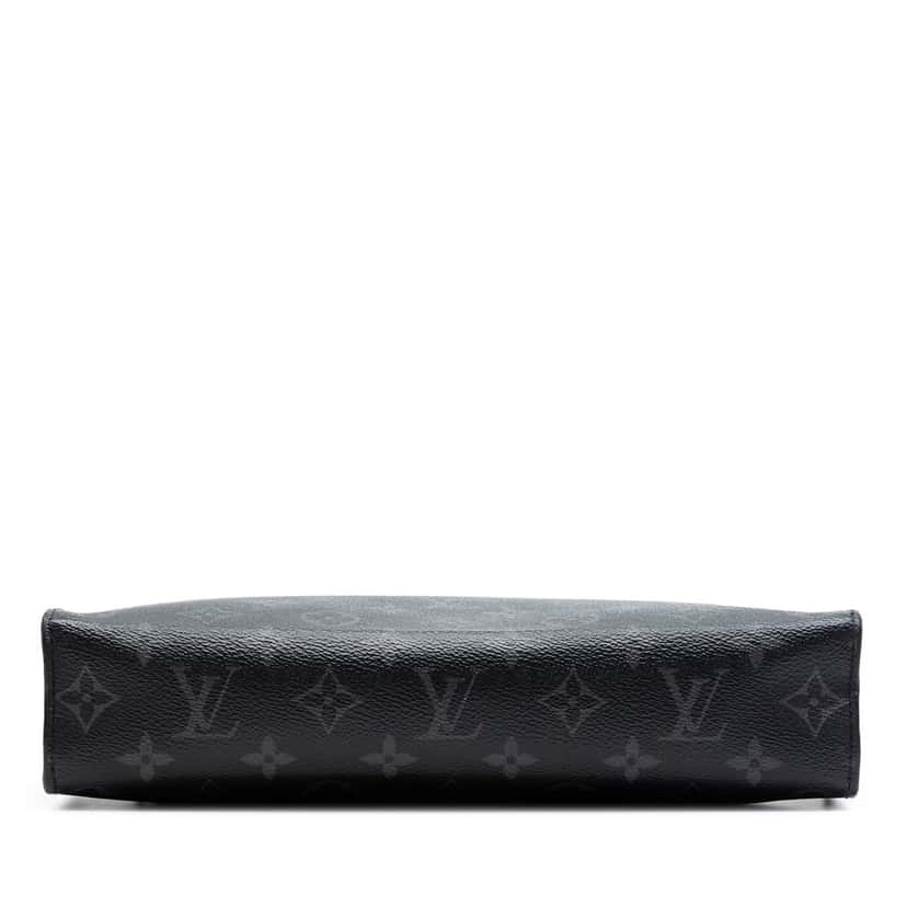 Louis Vuitton Monogram Eclipse Pochette Voyage MM Black Very good condition - Inside View