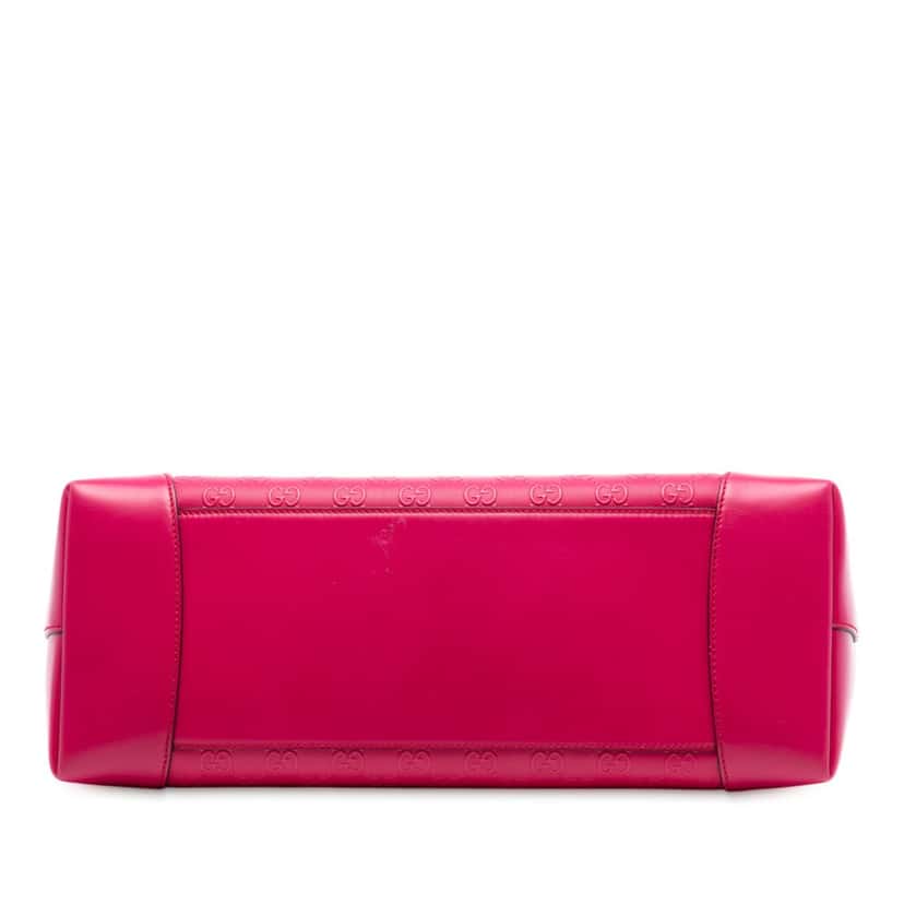 Gucci Guccissima Bright Hilary Lux Tote Pink Leather Very good condition - Inside View