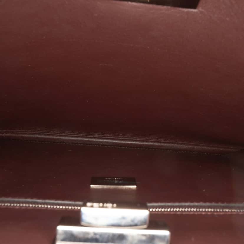 Fendi Leather Peekaboo Clutch Crossbody Red Leather Very good condition - Model View