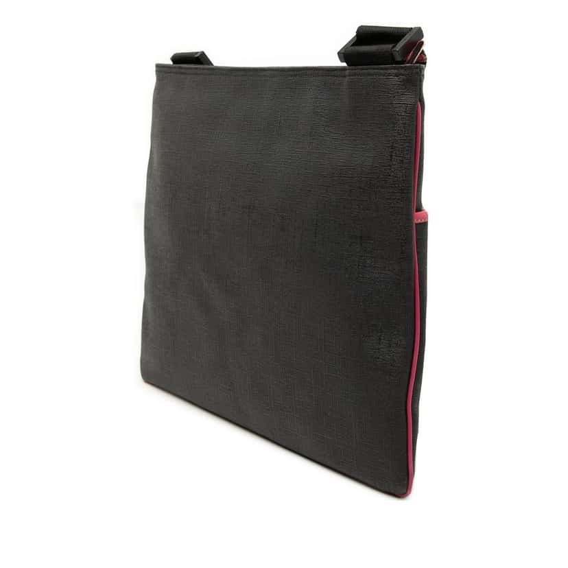 Gucci GG Supreme Trademark Logo Crossbody Black Very good condition - Back View