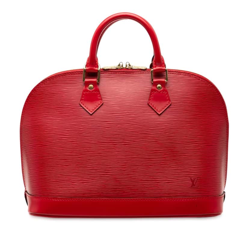 Louis Vuitton Epi Alma PM Red Leather Very good condition - Front View