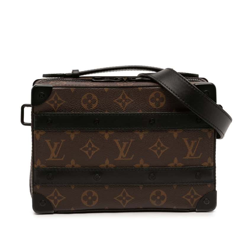 Louis Vuitton Monogram Macassar Handle Soft Trunk Brown Very good condition - Front View