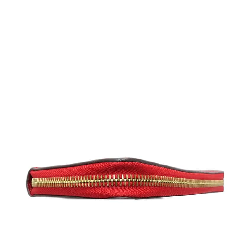 Louis Vuitton Monogram Empreinte Zippy Wallet Red Leather Very good condition - Inside View