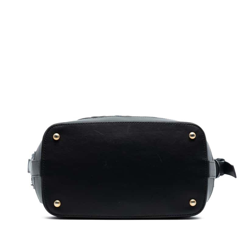 Chanel Quilted Aged Calfskin and Tweed Casual Style Hobo Black Leather Very good condition - Inside View