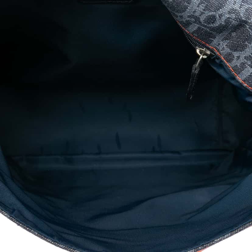 Dior Diorissimo Denim Flight Messenger Bag Blue Very good condition - Model View
