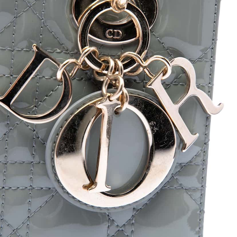 Dior Small Patent Cannage Lady Dior Other Leather Very good condition - Box View