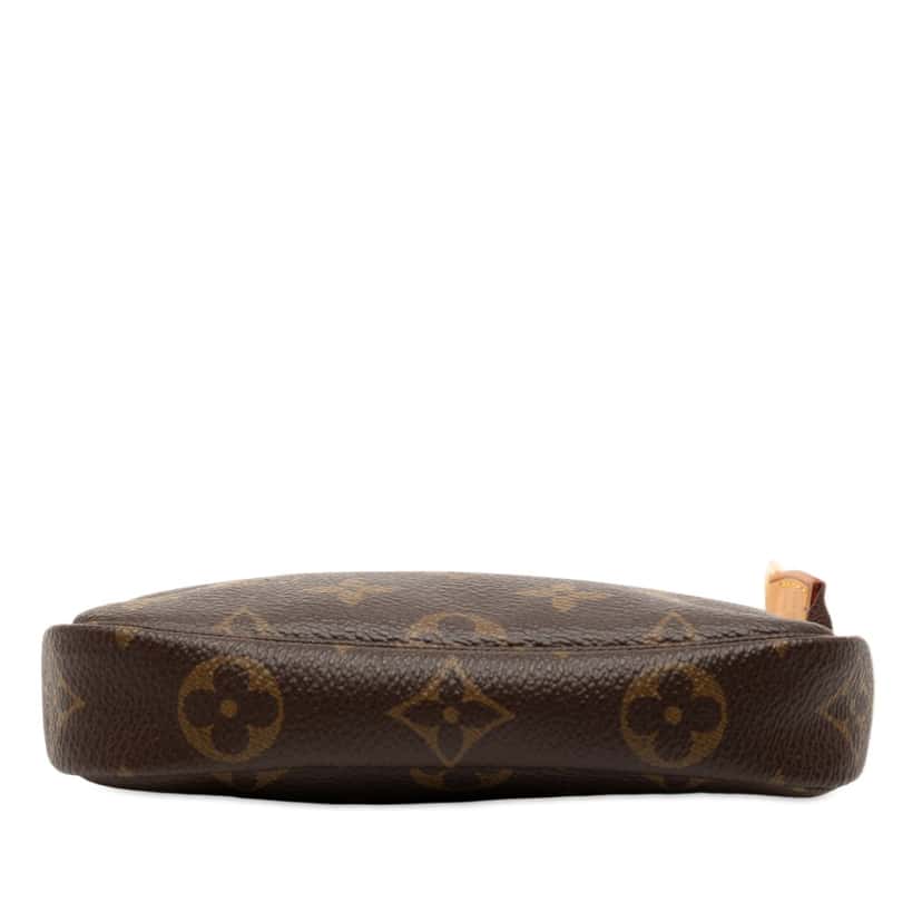 Louis Vuitton Monogram Mini Pochette Accessoires Brown Very good condition - Inside View