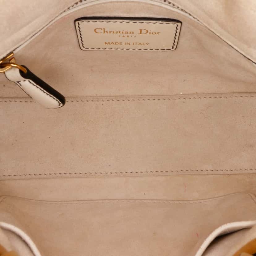 Dior DiorAmour Niki De Saint Phalle Mini Calfskin Love Lady Dior White Leather Very good condition - Model View