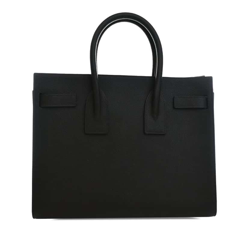 Saint Laurent Small Grained Calfskin Sac de Jour Satchel Other Leather Very good condition - Back View